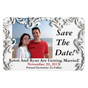 Economias decorativas brancas a data ou… Ímãs 