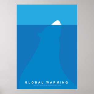 Economias do aquecimento global o poster do urso