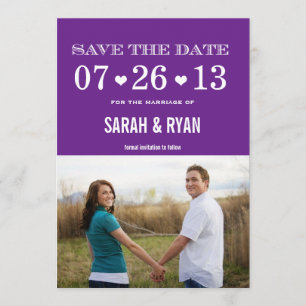 Economias do roxo do coração os convites da foto