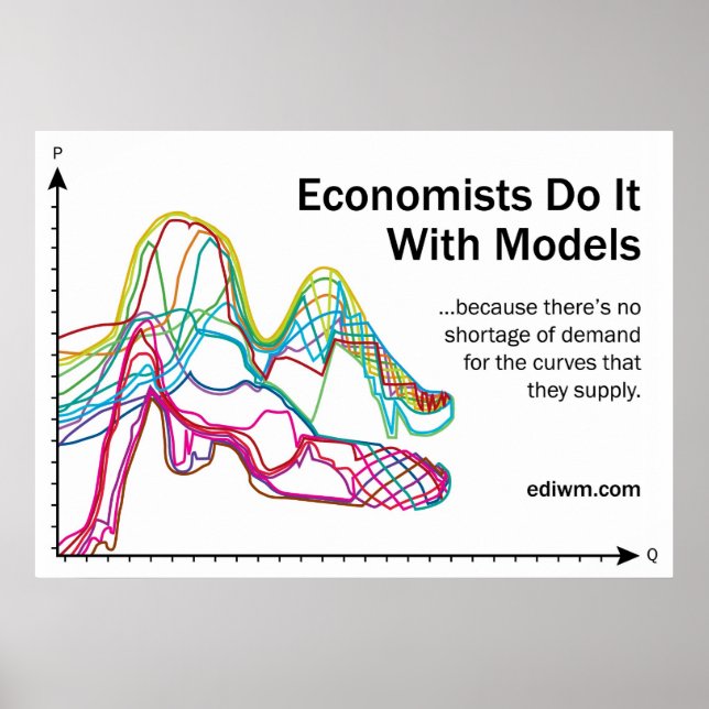 Economistas fazem isso com o Slogan Poster de Mode (Frente)