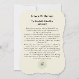 Ecos e ofertas | Ritual do Lado da Lança