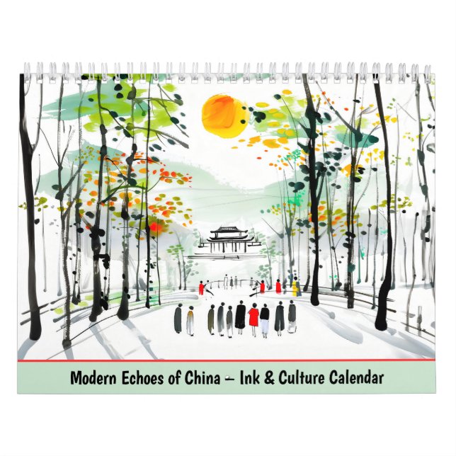Ecos Modernos da China – Calendário de Tinta e Cul (Capa)