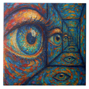 "Ecos na Íris" - Um Retrato Surreal