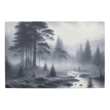 Ecos Silenciosos: A Floresta Monocromática