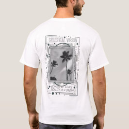 Ecos Tropicais | Camiseta Gráfica de Palmeira Prem