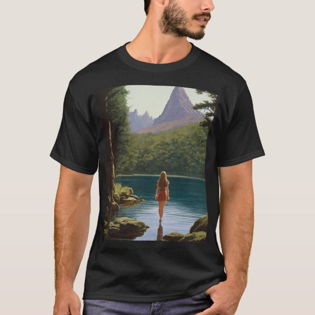 EcoVibes: Camisa Gráfica Inspirada Na Natureza (Frente)
