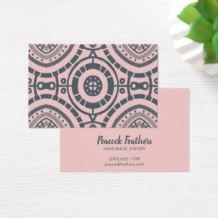 Ecrã Geométrico de Colar de Colar de Boho