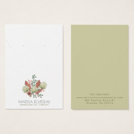 Ecrã Rustic Terracotta Sage Earrando Colar