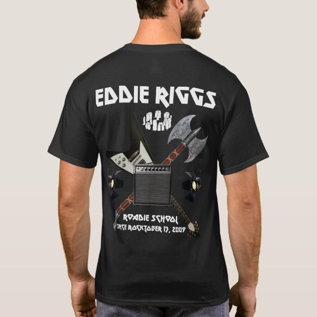 Eddie Riggs Roadie Escola Brutal Camisa de Legenda (Verso)