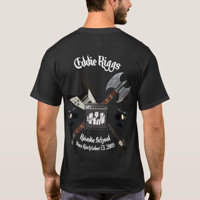 Eddie Riggs Roadie Escola Brutal Camisa de Legenda (Verso)