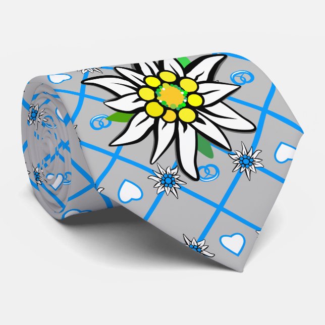 Edelweiss na gravata negra (Rolled)