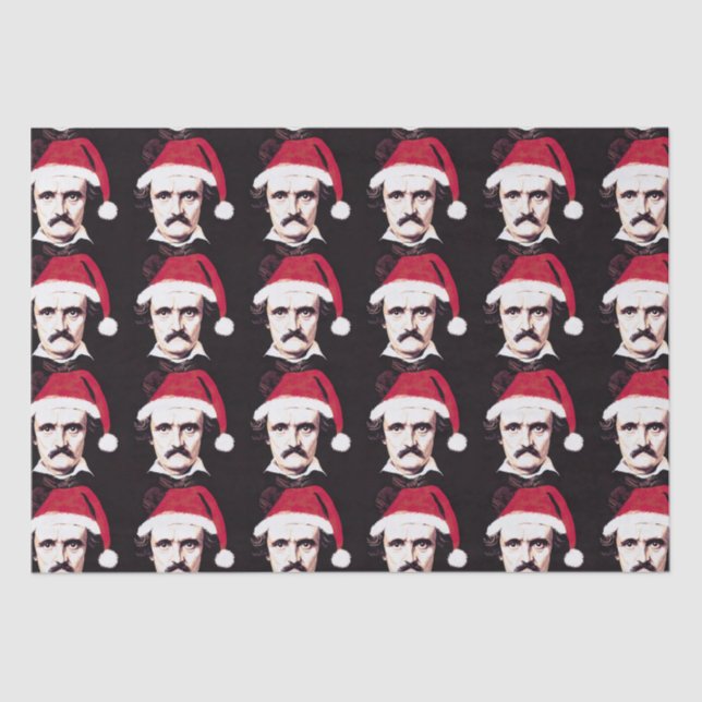 Edgar Allan Poe, Gótico De Papel Tecidual De Natal (Frente )
