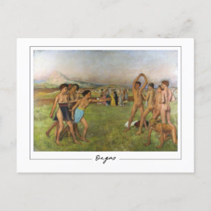 Edgar Degas #139 - Cartão Postal de Arte