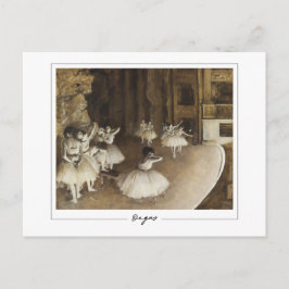 Edgar Degas #22-2 - Cartão Postal de Arte Fina