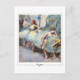 Edgar Degas #337-2 - Cartão Postal de Arte Fina