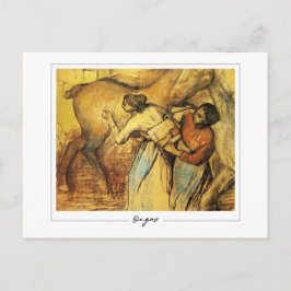 Edgar Degas #341-2 - Cartão Postal de Arte Fina