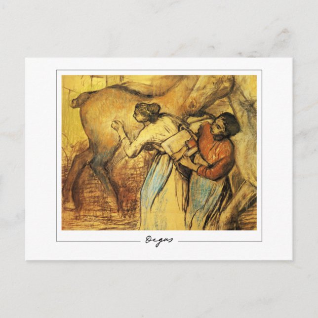 Edgar Degas #341-2 - Cartão Postal de Arte Fina (Frente)