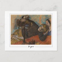 Edgar Degas #408-2 - Cartão Postal de Arte Fina