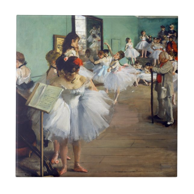Edgar Degas - A Aula de Dança (Frente)