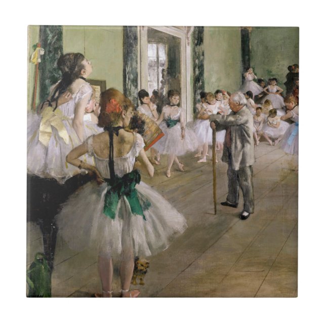Edgar Degas - A Aula de Dança (Frente)