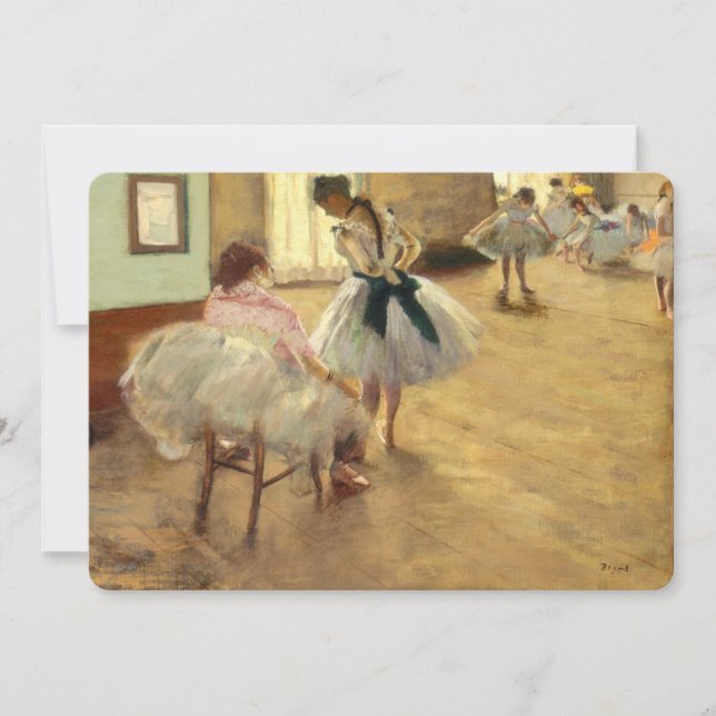 Edgar Degas A Lição Da Dança (Frente)