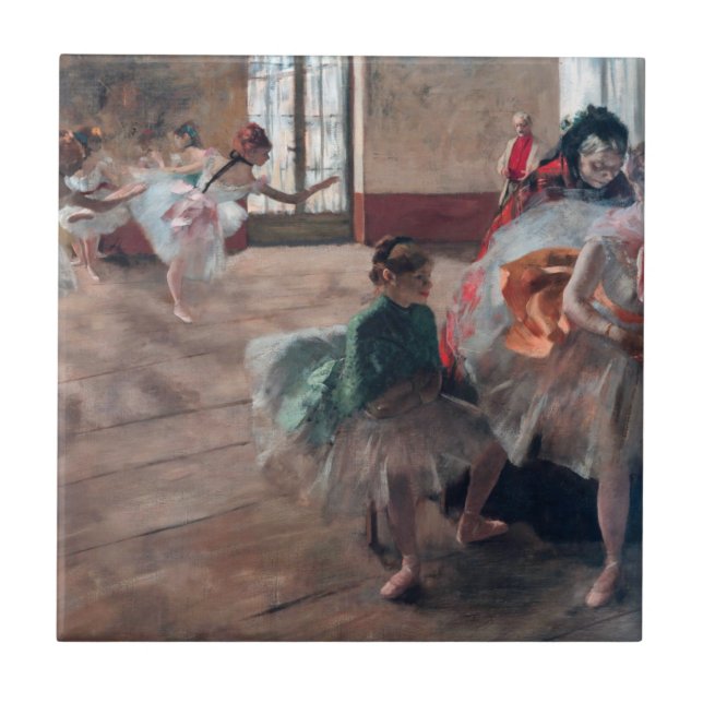 Edgar Degas - A Rehearsal (Frente)