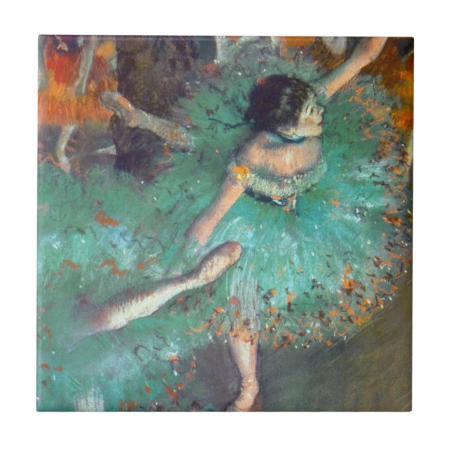 Edgar Degas - As Dançarinas Verdes - Dança de Ball (Frente)