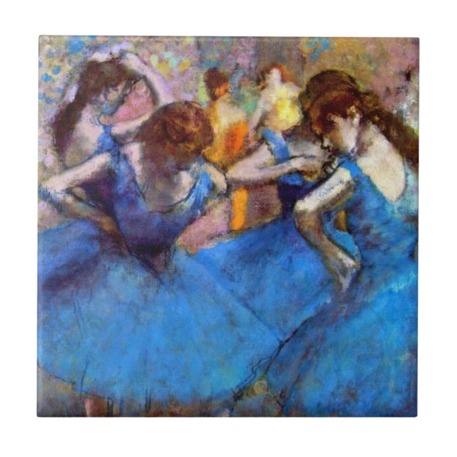 Edgar Degas - Bailarinas em Azul - Amante de Dança (Frente)