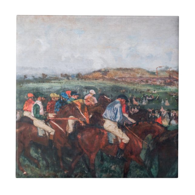 Edgar Degas - Corrida de Cavalheiros (Frente)