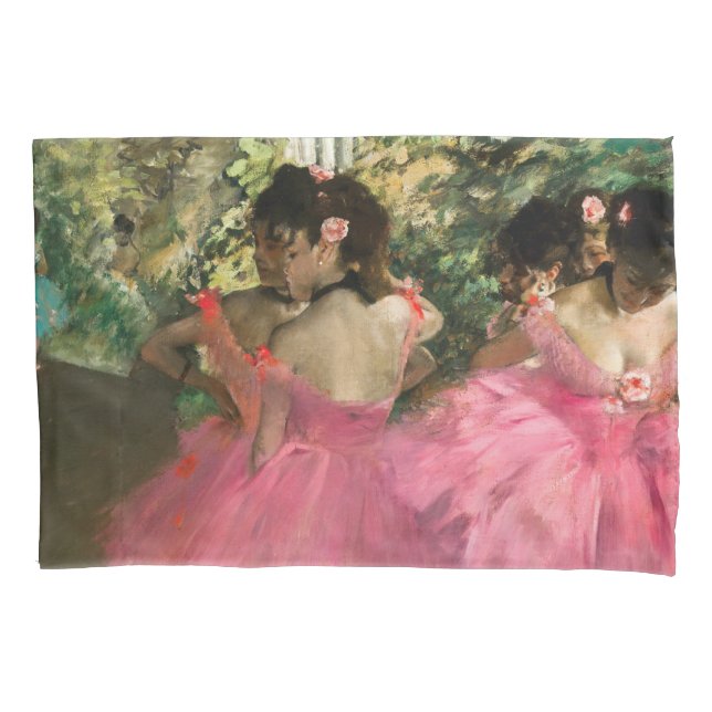 Edgar Degas - Dançarinos a rosa (Frente)