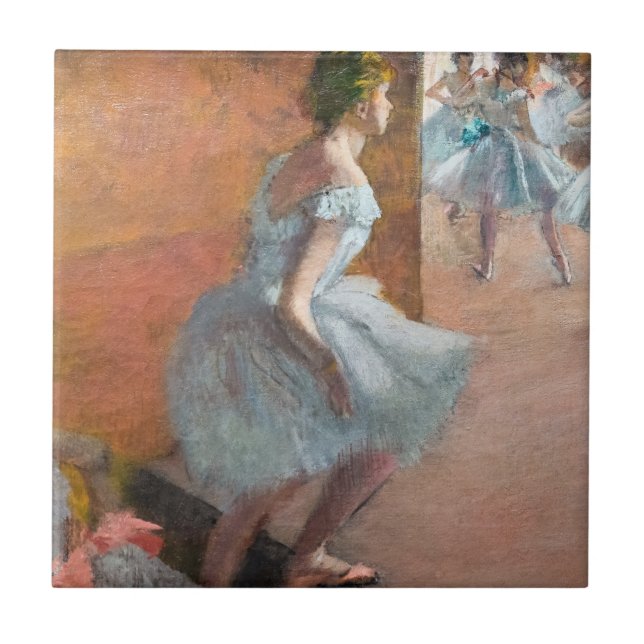 Edgar Degas - Dançarinos Subindo uma Escada (Frente)