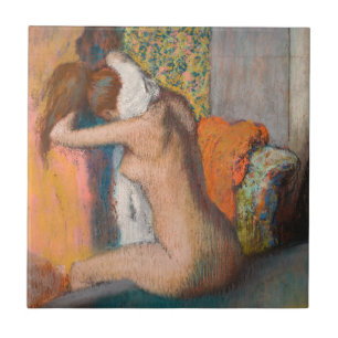 Edgar Degas - Depois do Banho, Mulher Limpando o P