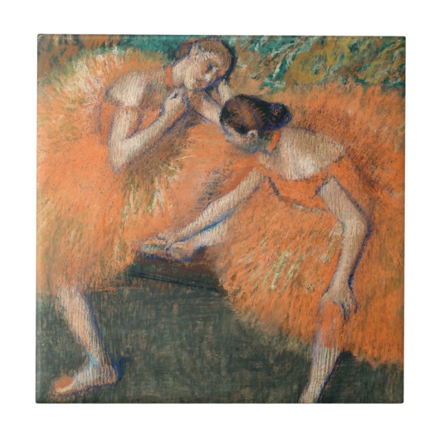 Edgar Degas Dois Dançarinos, âmbar (Frente)