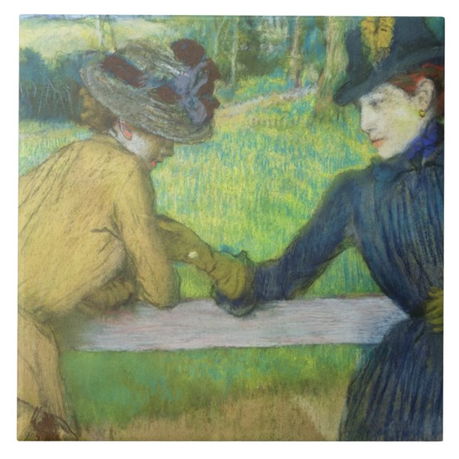 Edgar Degas | duas mulheres que inclinam-se em uma (Frente)
