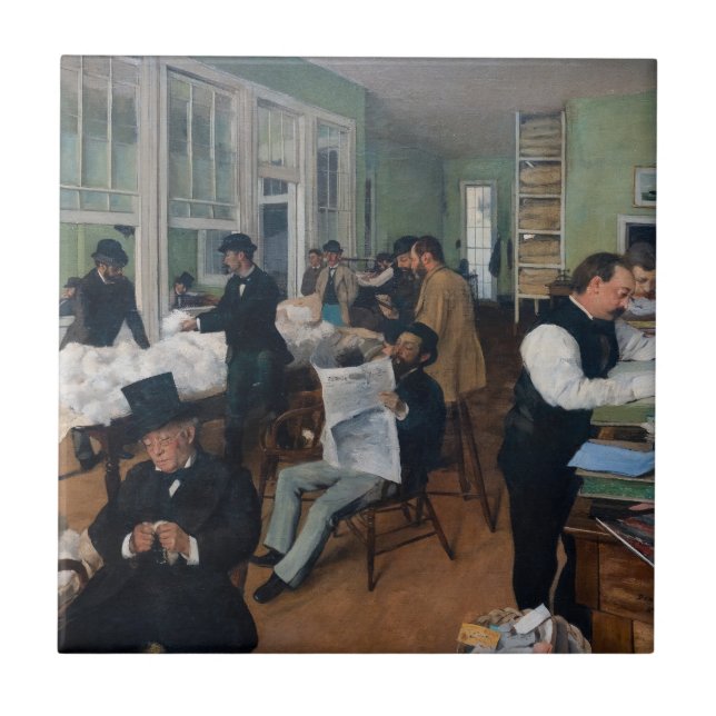 Edgar Degas - Escritório de Algodão em Nova Orlean (Frente)
