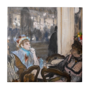 Edgar Degas - Mulheres num terraço de café à noite
