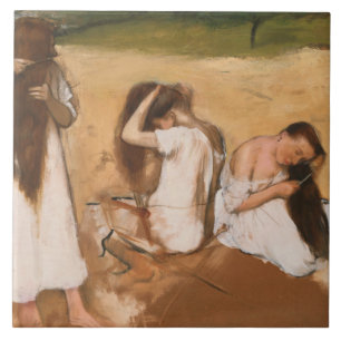 Edgar Degas - mulheres que penteiam seu cabelo
