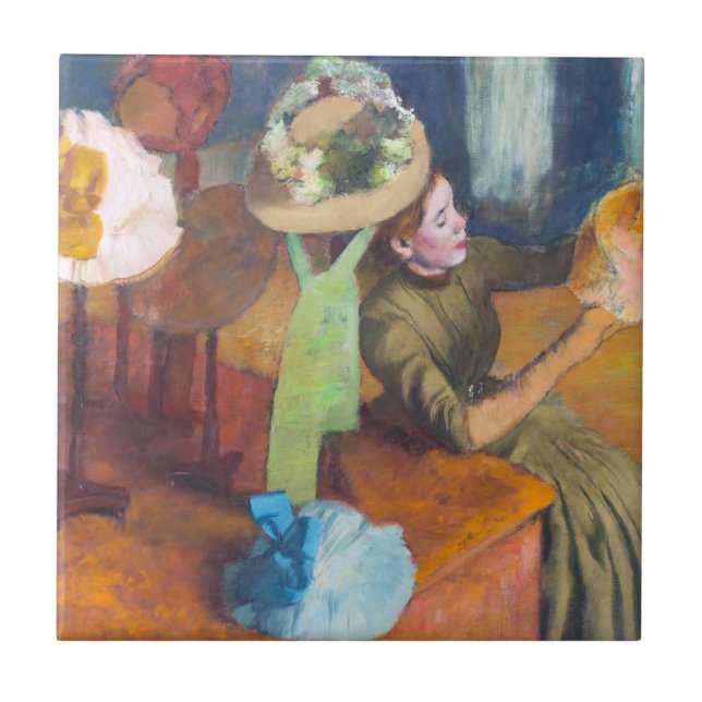 Edgar Degas - O Compro Millinery (Frente)