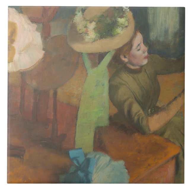 Edgar Degas - O Compro Millinery (Frente)