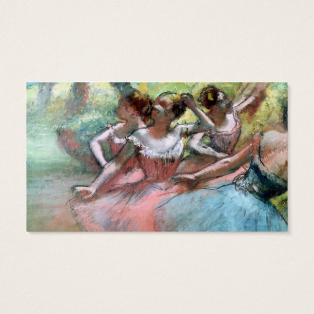 Edgar Degas | Quatro bailarinas no palco (Verso)