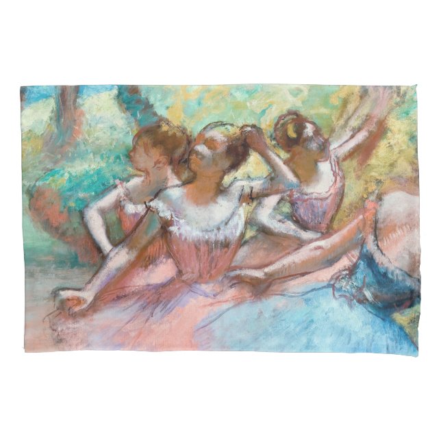 Edgar Degas - Quatro Ballerinas no Palco (Frente)