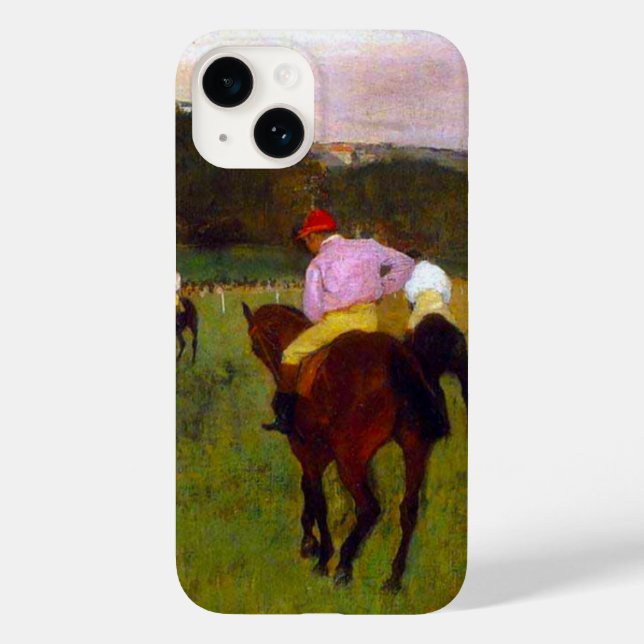 Edgar Degas Race Horses em Longchamp (Verso)