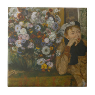 Edgar Degas uma mulher assentada ao lado de um