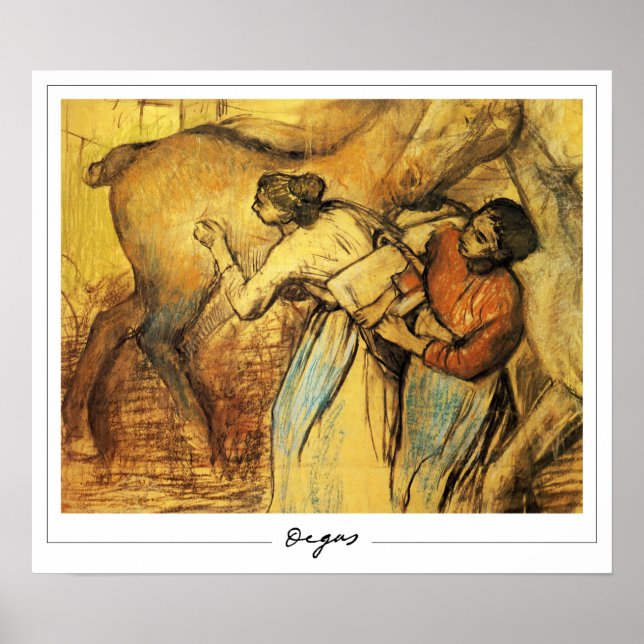 Edgar Degas Zedign Art Poster #341-2 (Frente)