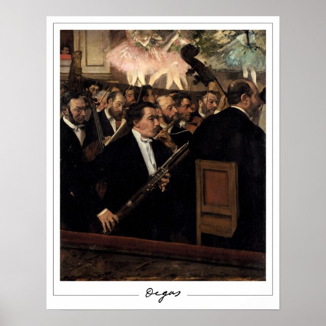 Edgar Degas Zedign Art Poster nº 12 (Frente)