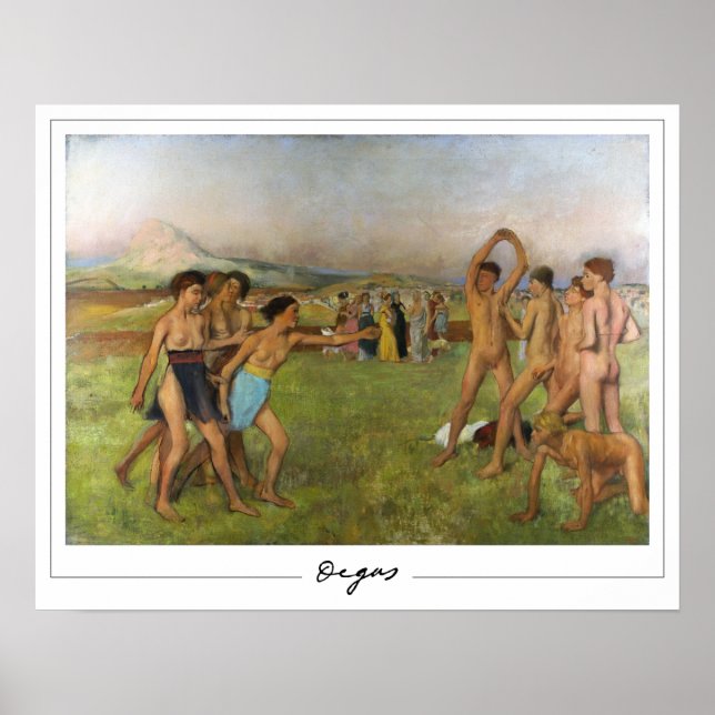 Edgar Degas Zedign Art Poster nº 139 (Frente)