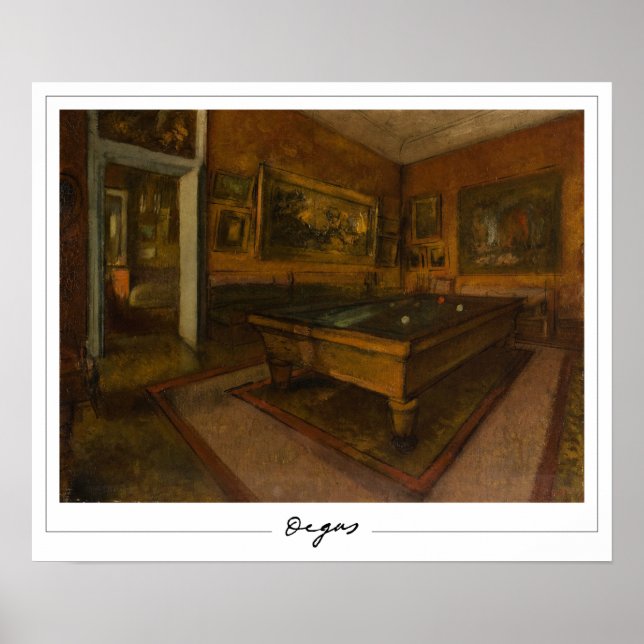 Edgar Degas Zedign Art Poster nº 24-2 (Frente)