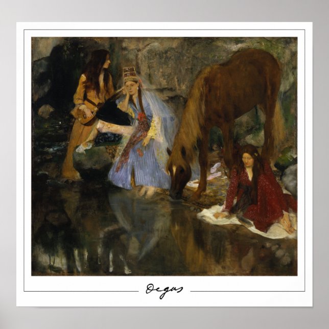Edgar Degas Zedign Art Poster nº 32 (Frente)