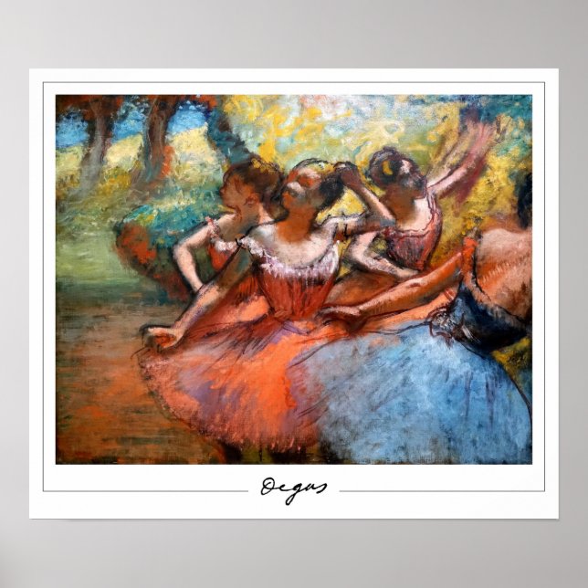 Edgar Degas Zedign Art Poster nº 408 (Frente)