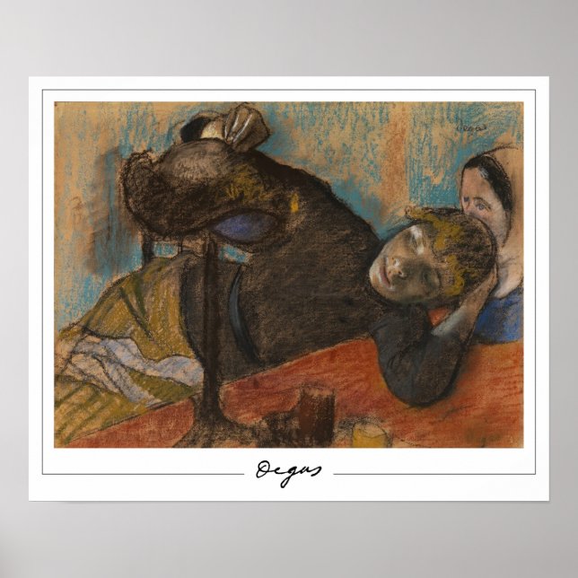 Edgar Degas Zedign Art Poster nº 408-2 (Frente)
